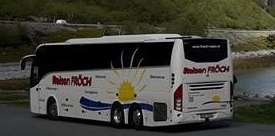Der Fernreisebus der Firma Fröch in Österreich