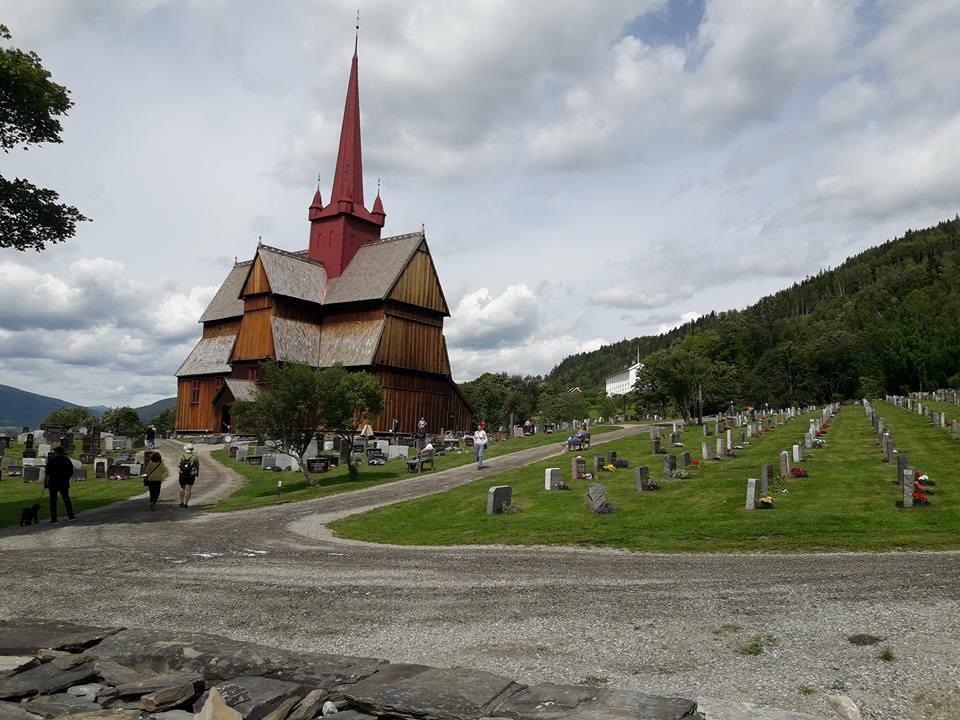 Die Stabkirche von Ringebu in Norwegen